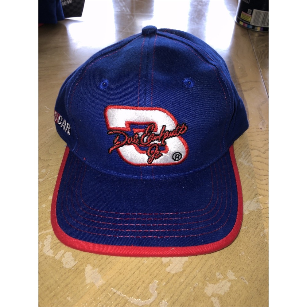 Dale Earnhardt Jr Blue #3 Youth Hat Competitors View New with Tags Action
